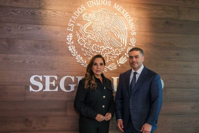 Gobernadora de Quintana Roo refuerza estrategia de seguridad con el gobierno federal