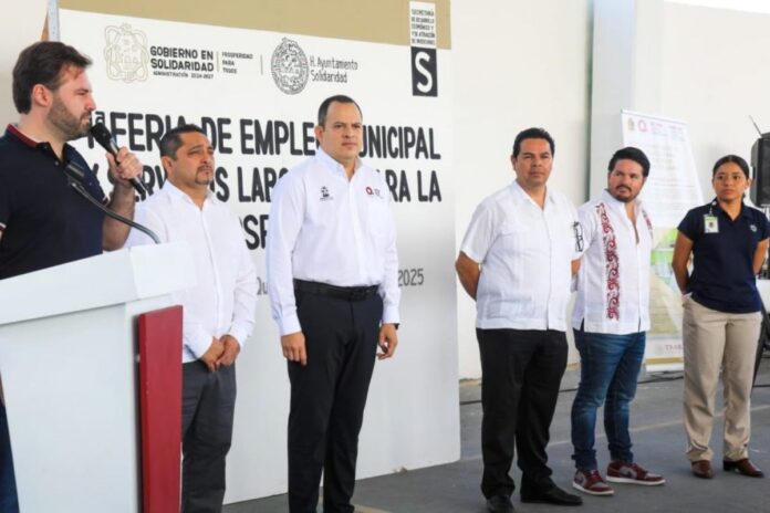 Solidaridad impulsa el empleo con la Primera Feria Municipal de Trabajo y Servicios Laborales