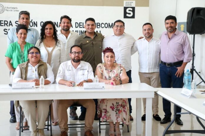 Eduardo Asencio y Alberto López se integran al Subcomité de Salud de Playa del Carmen para fortalecer acciones preventivas