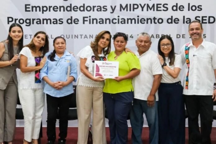 Gobierno de Quintana Roo impulsa a emprendedores con créditos por más de un millón de pesos: 66% fueron para mujeres