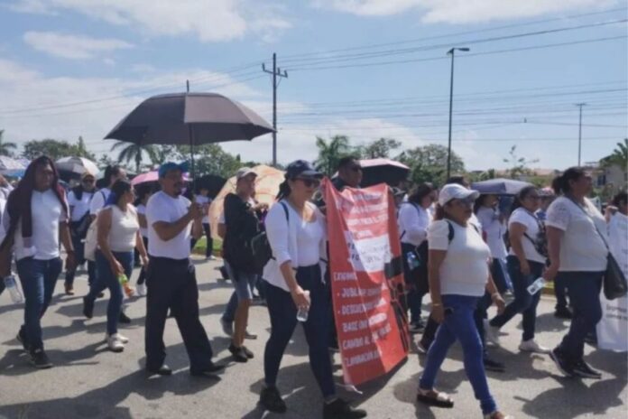 Maestros de Cancún anuncian marcha para el 1 de mayo y analizan posible regreso a clases tras Semana Santa