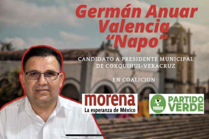 Asesinan a Germán Anuar Valencia, candidato a la alcaldía de Coxquihui, Veracruz, a horas de iniciar su campaña