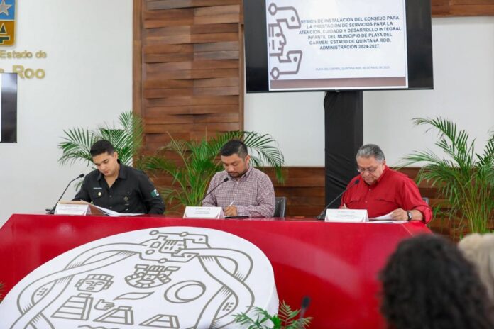 Playa del Carmen instala Consejo Municipal para el Cuidado y Desarrollo Infantil