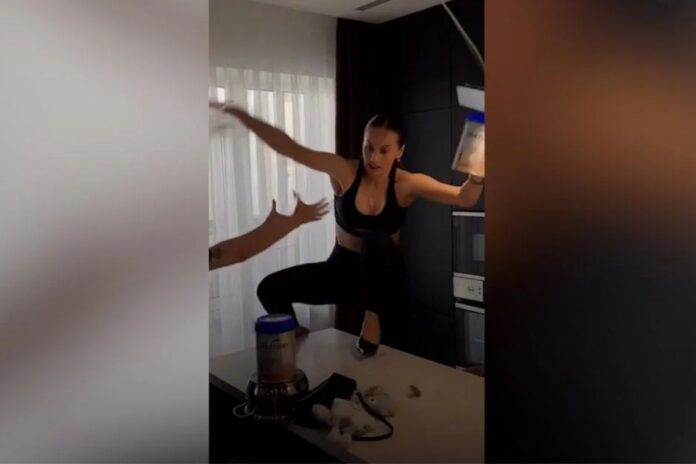 Influencer Mariana Vasiuc se lesiona gravemente en reto viral de TikTok inspirado en Nicki Minaj