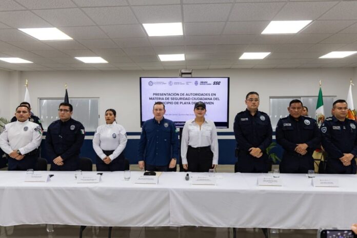 Estefanía Mercado refuerza seguridad en Playa del Carmen con nuevos mandos policiales