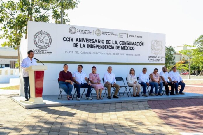 Estefanía Mercado conmemora el CCIV aniversario de la Consumación de la Independencia: 