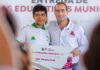 Diego Castañón impulsa mil becas y promete ampliar apoyos educativos en Tulum