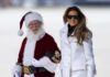 Melania Trump sorprende con visita a Marines acompañada con Santa Claus Melania Trump sorprende con visita a Marines acompañada con Santa Claus
