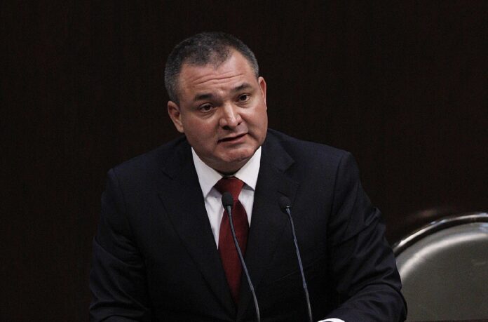 Genaro García Luna, exsecretario de Seguridad Pública, en imagen de archivo, relacionado con la sentencia favorable a México por más de 578 millones de dólares.