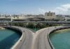 Distribuidor Vial Kukulcán en Cancún continuará en obra hasta noviembre Avance de construcción del distribuidor vial Kukulcán al Puente Nichupté