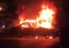 Violencia estalla en Colima tras operativo contra presunta célula del CJNG Operativo de seguridad y vehículos incendiados tras enfrentamientos armados en Tecomán, Colima.
