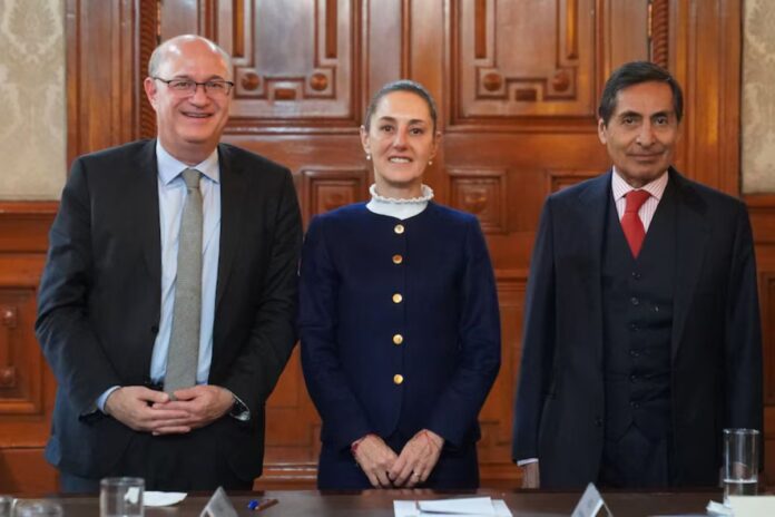 Claudia Sheinbaum sostuvo encuentro con el presidente del BID para fortalecer agenda de desarrollo económico en México