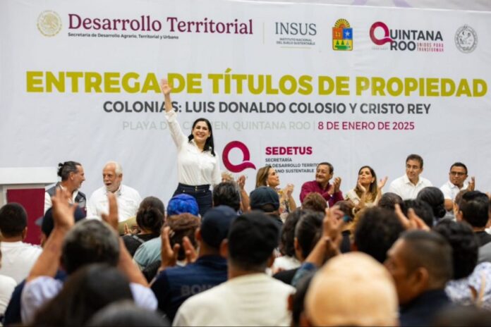 Entrega de títulos de propiedad y anuncio de inversión histórica en Solidaridad: compromiso con la justicia social y la educación