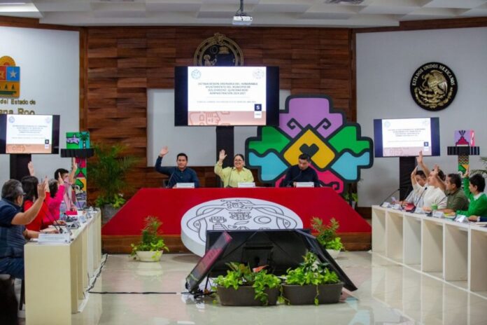 Cabildo de Solidaridad aprueba la instalación de caseta de policía en Centro Maya