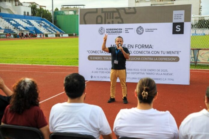 Playa del Carmen se une al Día Mundial de la Lucha contra la depresión con actividades físicas y meditación