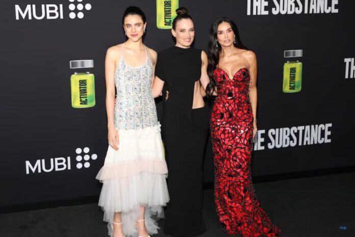 Las lesiones y tomas desgastantes que Margaret Qualley y Demi Moore ejecutaron en el rodaje extremo de “La sustancia”