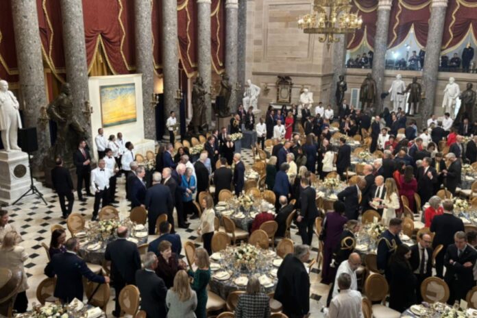 El festín de la investidura presidencial de Donald Trump: un reflejo de sofisticación y tradición