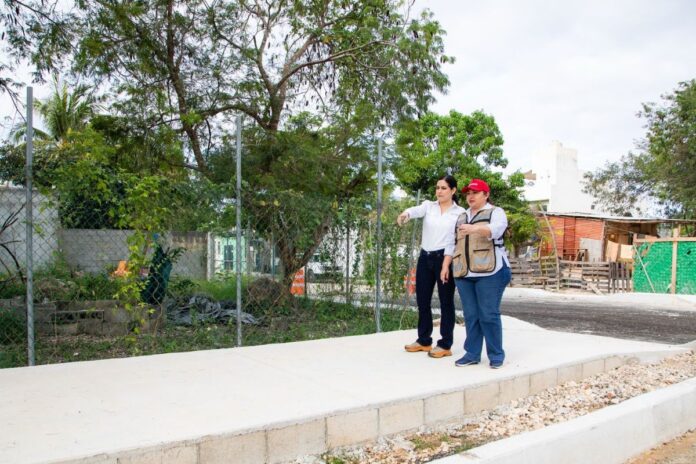 Estefanía Mercado inaugura repavimentación de la Avenida 115 en Playa del Carmen y anuncia segunda etapa del proyecto