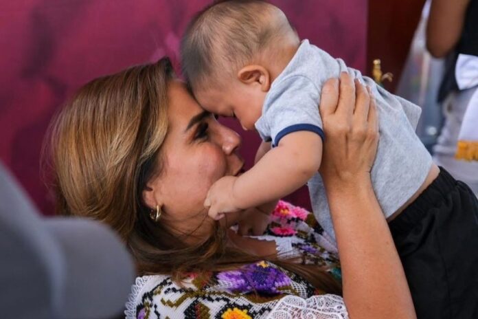 Mara Lezama anuncia ayuda a bebé de 9 meses con cardiopatía de Puerto Aventuras: Será operado en octubre