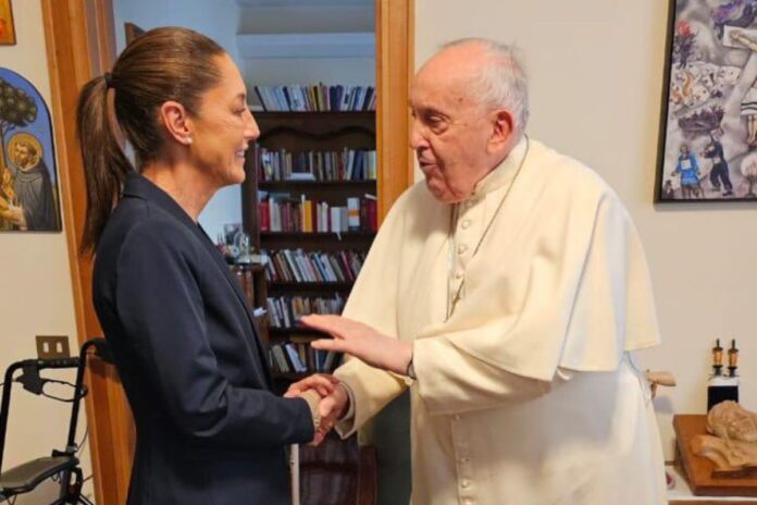Claudia Sheinbaum lamenta fallecimiento del Papa Francisco: 