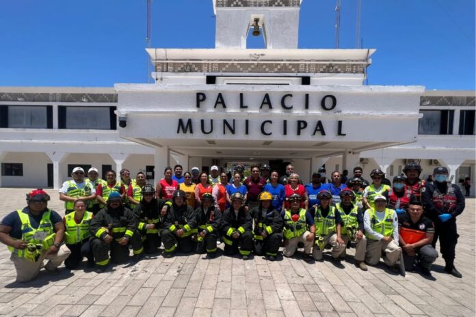 Playa del Carmen participa en el Primer Simulacro Nacional 2025 con más de 700 personas evacuadas