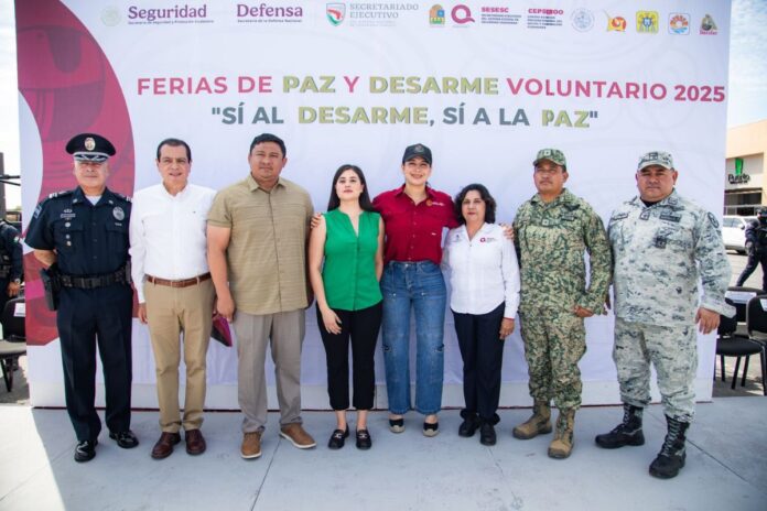 Estefanía Mercado lanza programa de desarme voluntario en Playa del Carmen: 