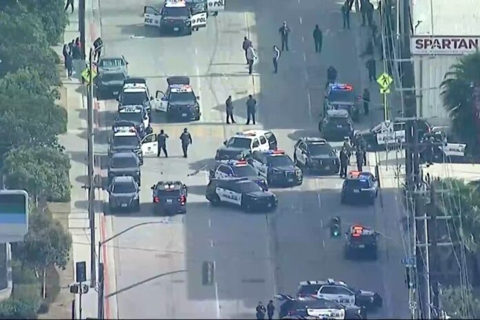 Tiroteo en Spartan College de Inglewood deja dos empleadas heridas: Sospechoso continúa prófugo