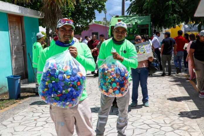 DIF Playa del Carmen impulsa campaña solidaria con la donación de tapitas para apoyar a niños con cáncer