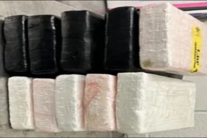 Detienen a estadounidense con cocaína valuada en más de seis millones de pesos en la frontera de Laredo