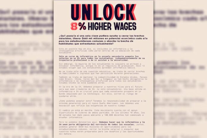 CEOs de empresas líderes de EE. UU. exigen que programación e inteligencia artificial sean materias obligatorias en todas las escuelas del país