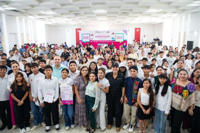 Niñas, niños y adolescentes asumen el liderazgo en Quintana Roo con respaldo de Verónica Lezama y Estefanía Mercado