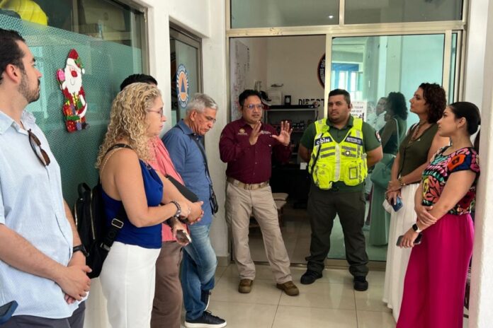 Gobierno de Estefanía Mercado fortalece coordinación con empresarios para reforzar la protección civil en Playa del Carmen