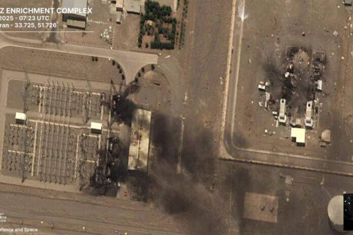 Israel destruye instalación principal del complejo nuclear de Natanz