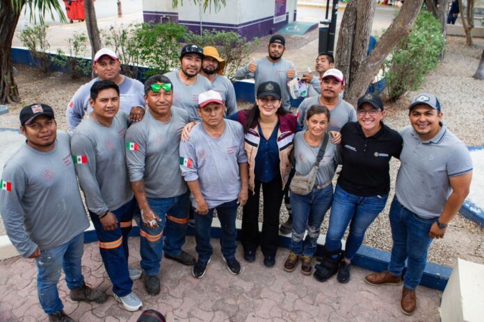 Estefanía Mercado impulsa histórica rehabilitación de 376 parques para renovar la identidad urbana de Playa del Carmen