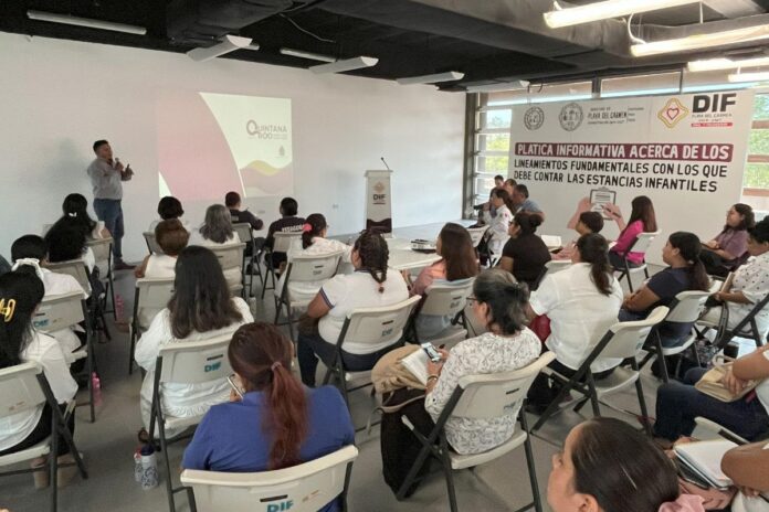 DIF Playa del Carmen impulsa regularización de estancias infantiles con plática informativa para fortalecer la seguridad de la infancia
