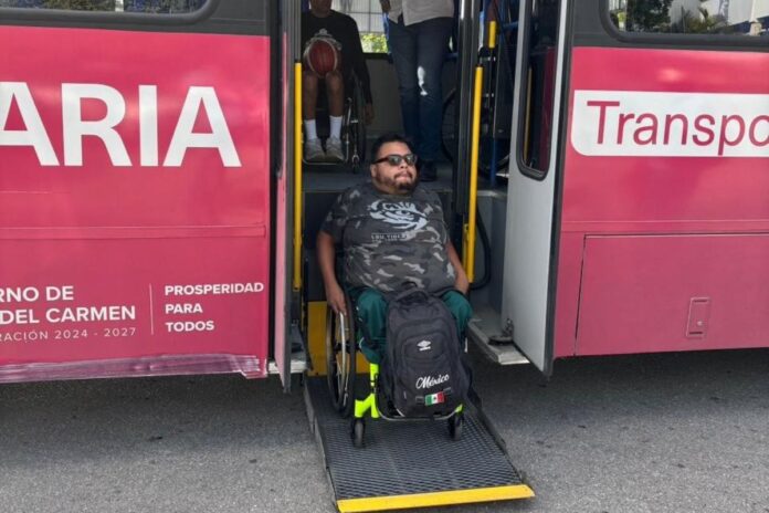 Gobierno de Estefanía Mercado impulsa transporte inclusivo para atletas con discapacidad en torneo nacional