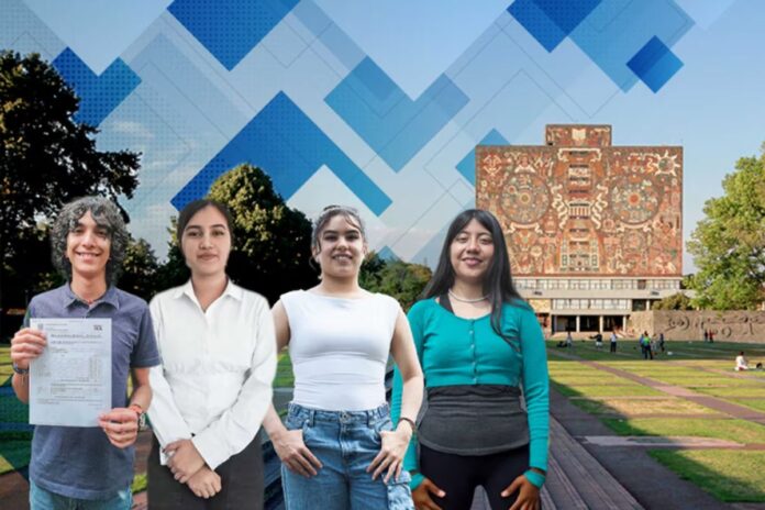 Los cuatro jóvenes con puntaje perfecto en el examen de la UNAM 2025