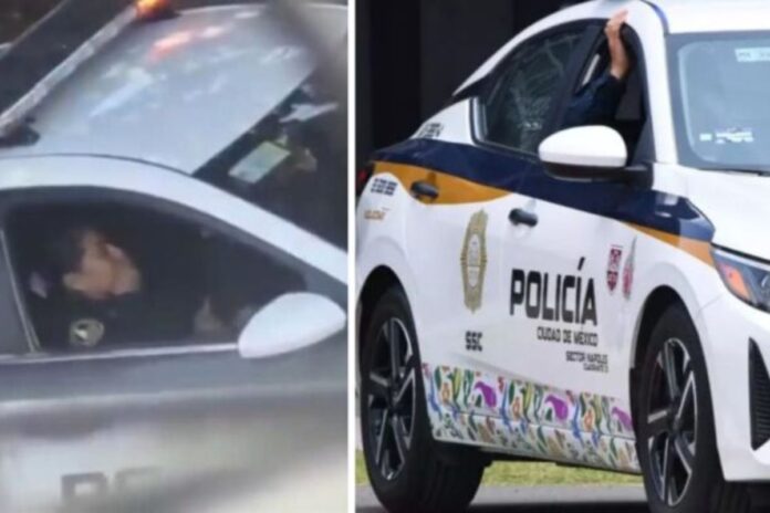 Policías realizando actos sexuales a bordo una patrulla nueva genera indignación en México