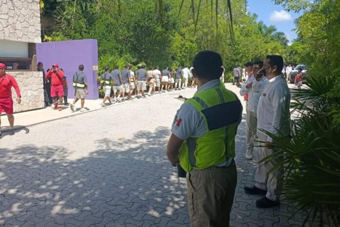 Gobierno de Playa del Carmen y sector turístico unen fuerzas por la seguridad: Implementan simulacros