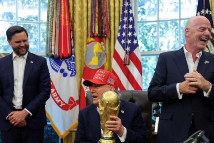 Donald Trump anuncia que el sorteo del Mundial 2026 será en el Kennedy Center de Washington el #5Dic