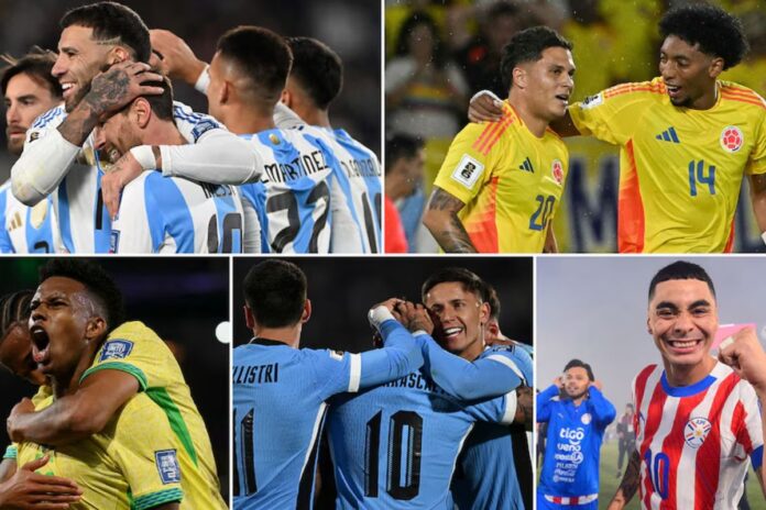 Goles y emoción en la fecha 17 de las eliminatorias sudamericanas al Mundial 2026
