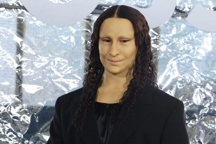 La Mona Lisa cobra vida: Alexis Stone deslumbra en la Semana de la Moda en Milán