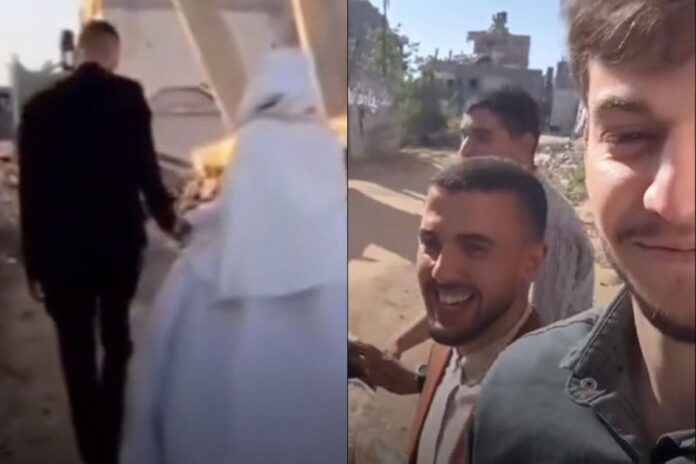 Influencer comparte boda en la Franja de Gaza en medio del conflicto:  Influencer comparte boda en la Franja de Gaza en medio del conflicto: