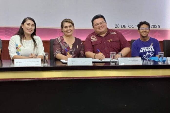 Ayuntamiento y Aitana suman esfuerzos para apoyar a niños con cáncer en Cozumel