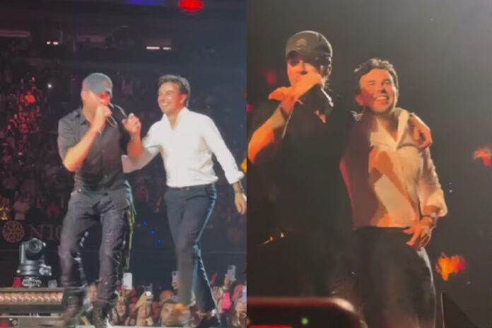 Enrique Iglesias y Checo Pérez: Un 