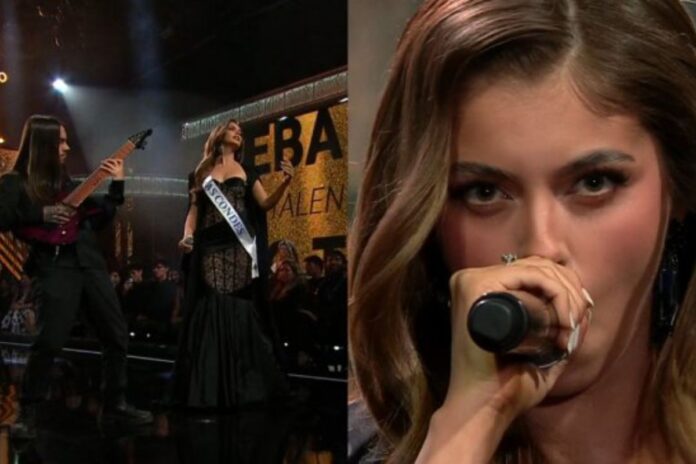 Representante en Miss Mundo Chile 2025 se roba el show con Death Metal gutural