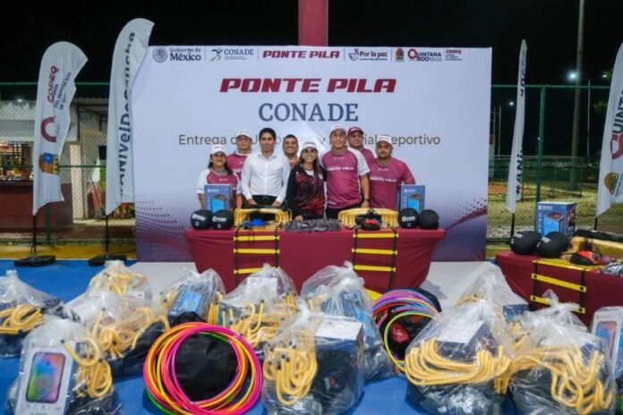 Mara Lezama entrega material deportivo a embajadores de 