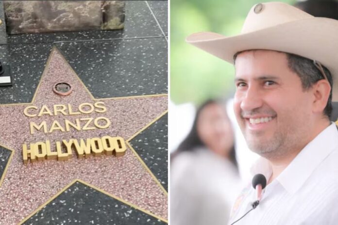 Polémica al poner estrella en Hollywood con el nombre de Carlos Manzo