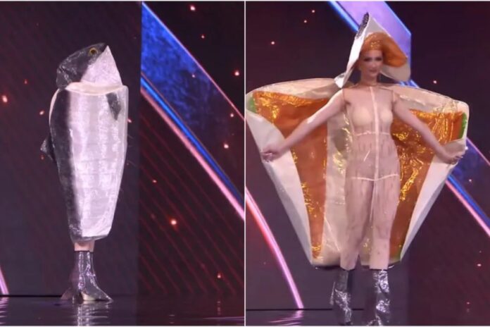 Traje típico de Miss Noruega desató memes y burlas en Miss Universo 2025