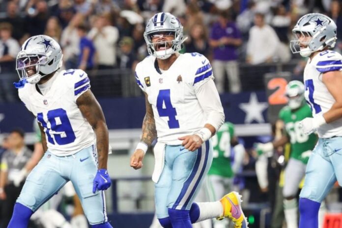 Cowboys se reponen a desventaja de 21 puntos para terminar venciendo a Eagles en el último segundo